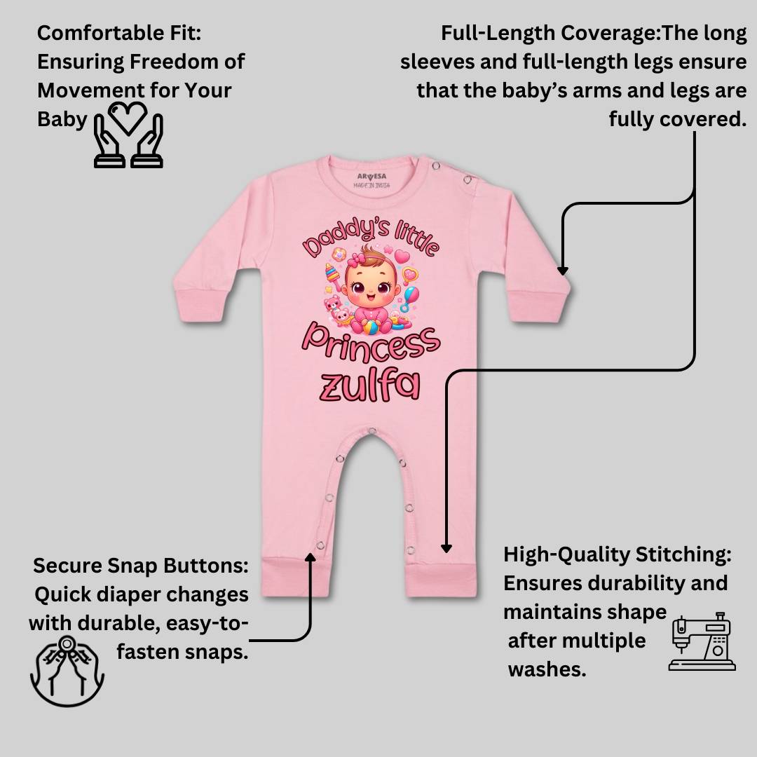 Arvesa Daddy Little Princess Baby Boy & Girl Dress