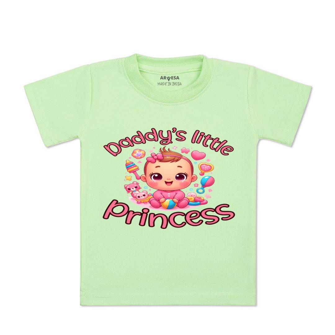 Arvesa Daddy Little Princess Design-1472 White 0-3 Months Jumpsuit for Baby Boy & Girl dress .
