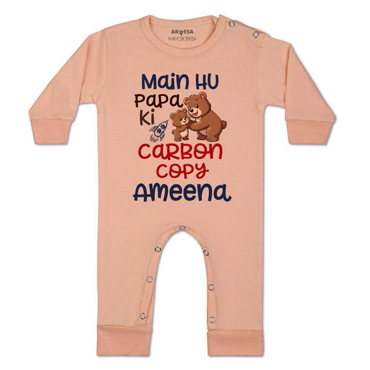 Arvesa Mai Hu Papa Ki Carbon Copy Baby Boy & Girl Dress