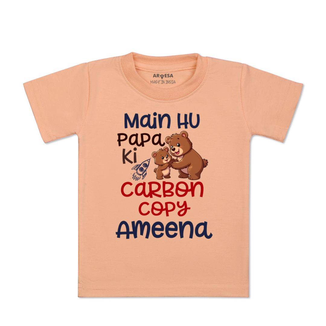 Arvesa Mai Hu Papa Ki Carbon Copy Baby Boy & Girl Dress