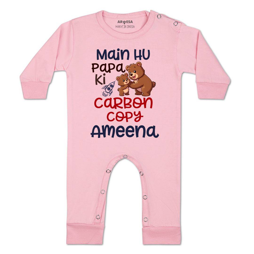 Arvesa Mai Hu Papa Ki Carbon Copy Baby Boy & Girl Dress