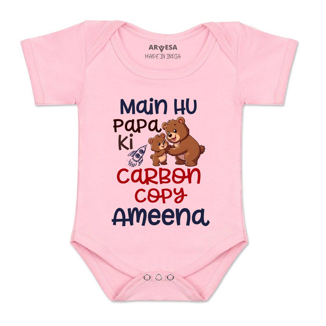 Arvesa Mai Hu Papa Ki Carbon Copy Baby Boy & Girl Dress
