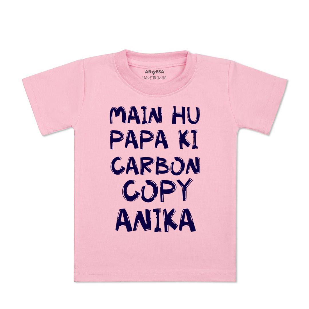 Arvesa Mai Hu Papa Ki Carbon Copy Baby Boy & Girl Dress