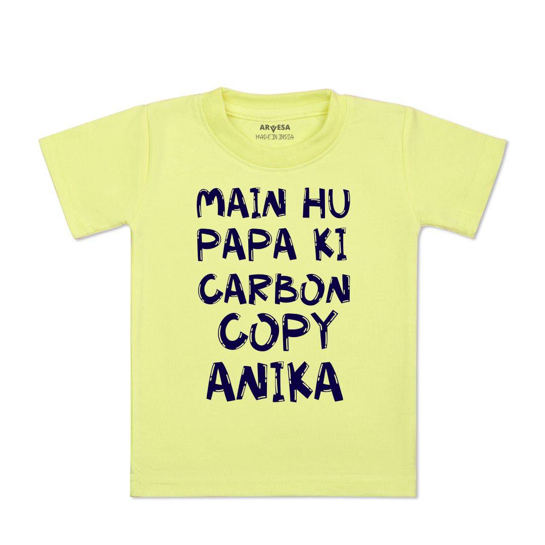 Arvesa Mai Hu Papa Ki Carbon Copy Baby Boy & Girl Dress