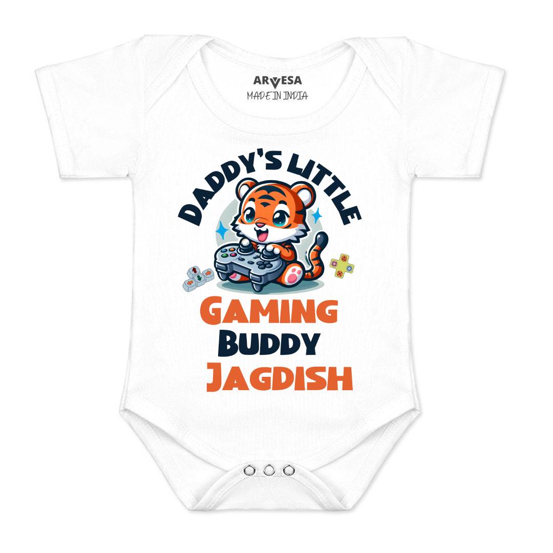 Arvesa Daddy Little Gaming Buddy Baby Boy & Girl Dress
