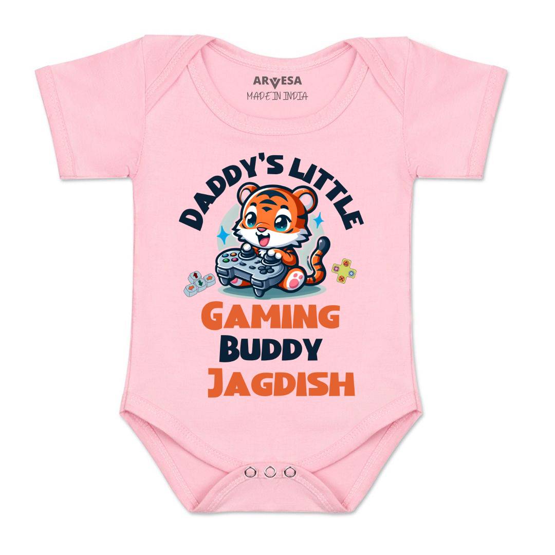Arvesa Daddy Little Gaming Buddy Baby Boy & Girl Dress