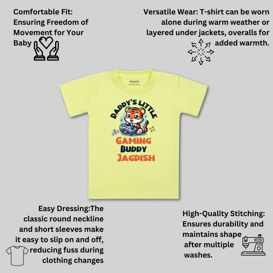 Arvesa Daddy Little Gaming Buddy Baby Boy & Girl Dress