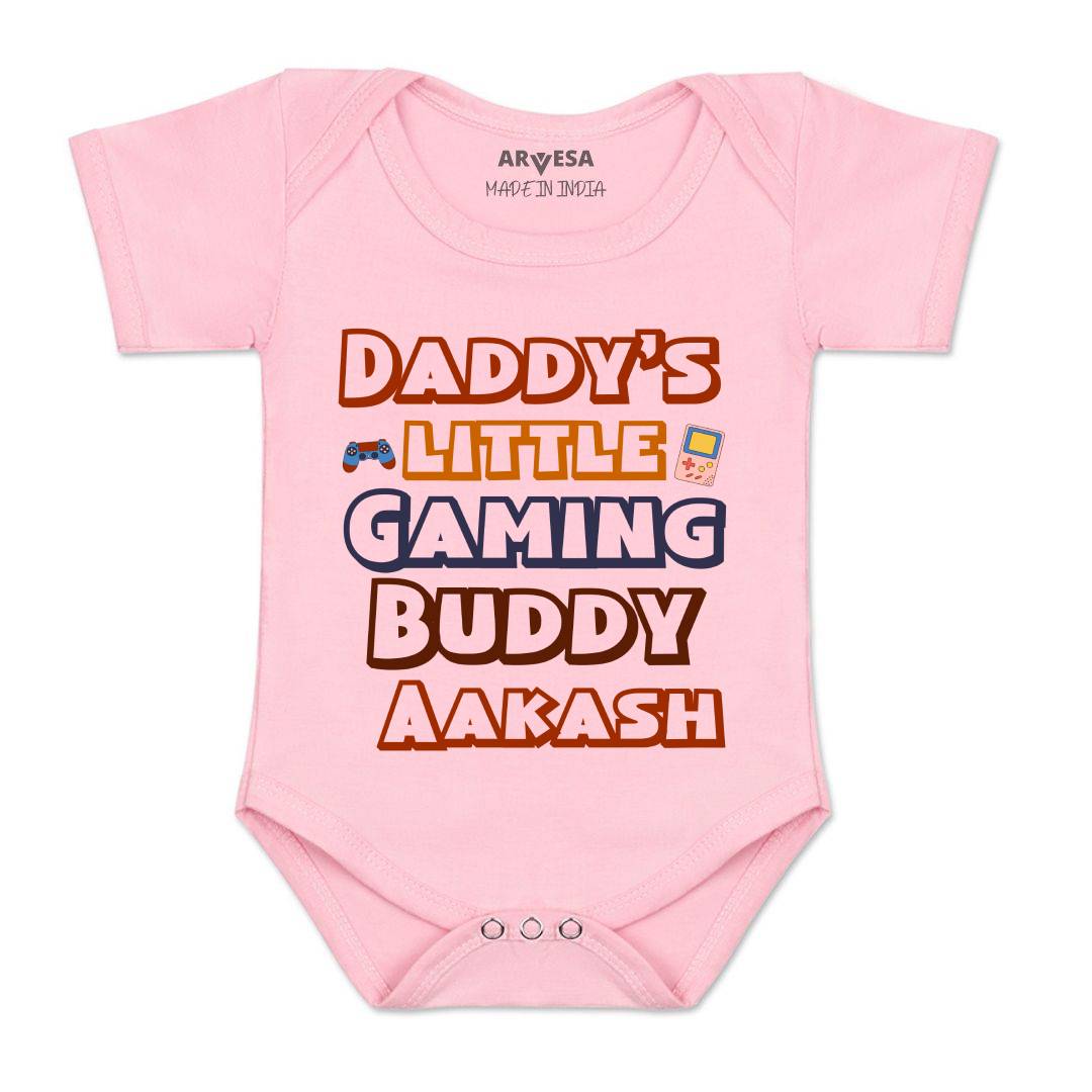 Arvesa Daddy Little Gaming Buddy Baby Boy & Girl Dress