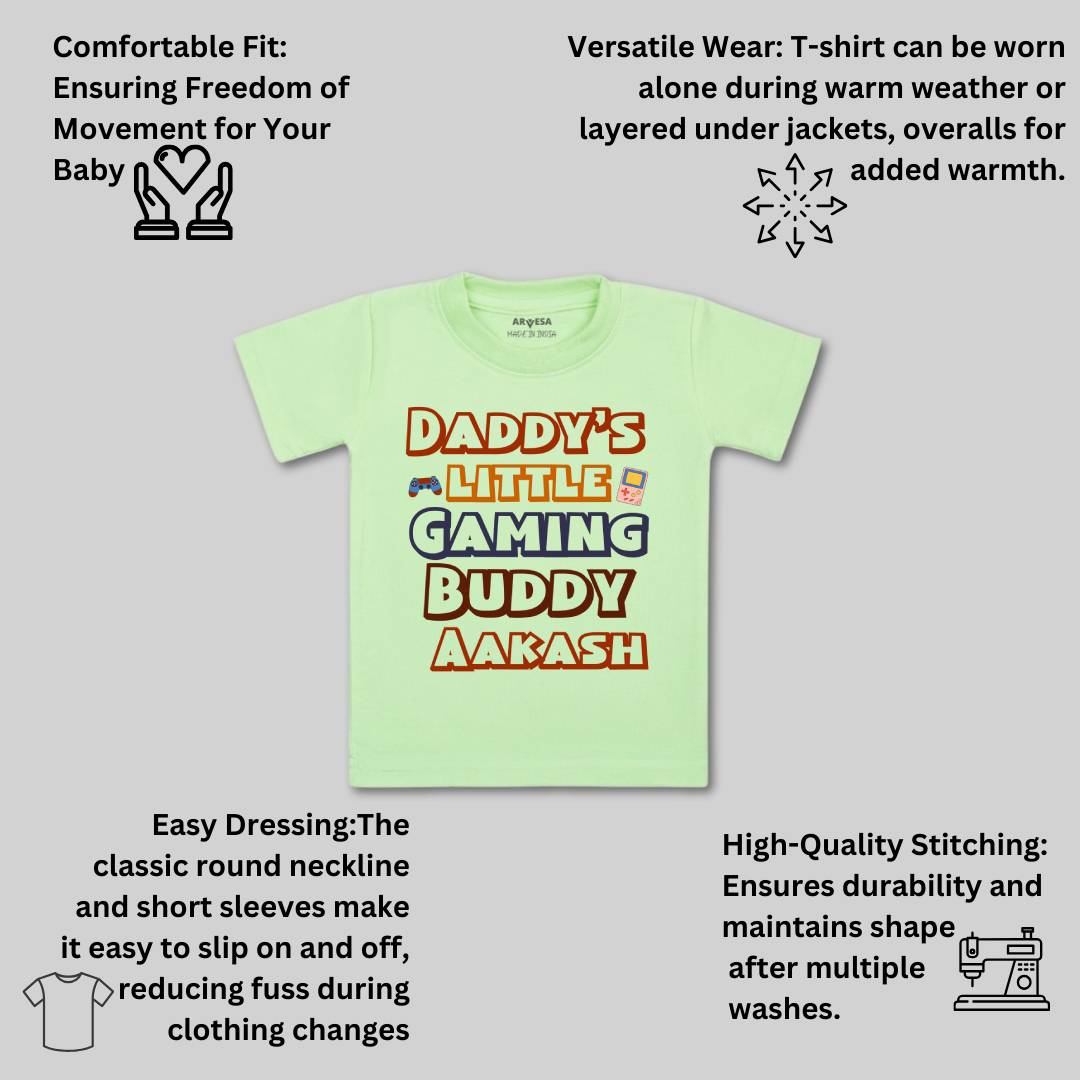 Arvesa Daddy Little Gaming Buddy Baby Boy & Girl Dress