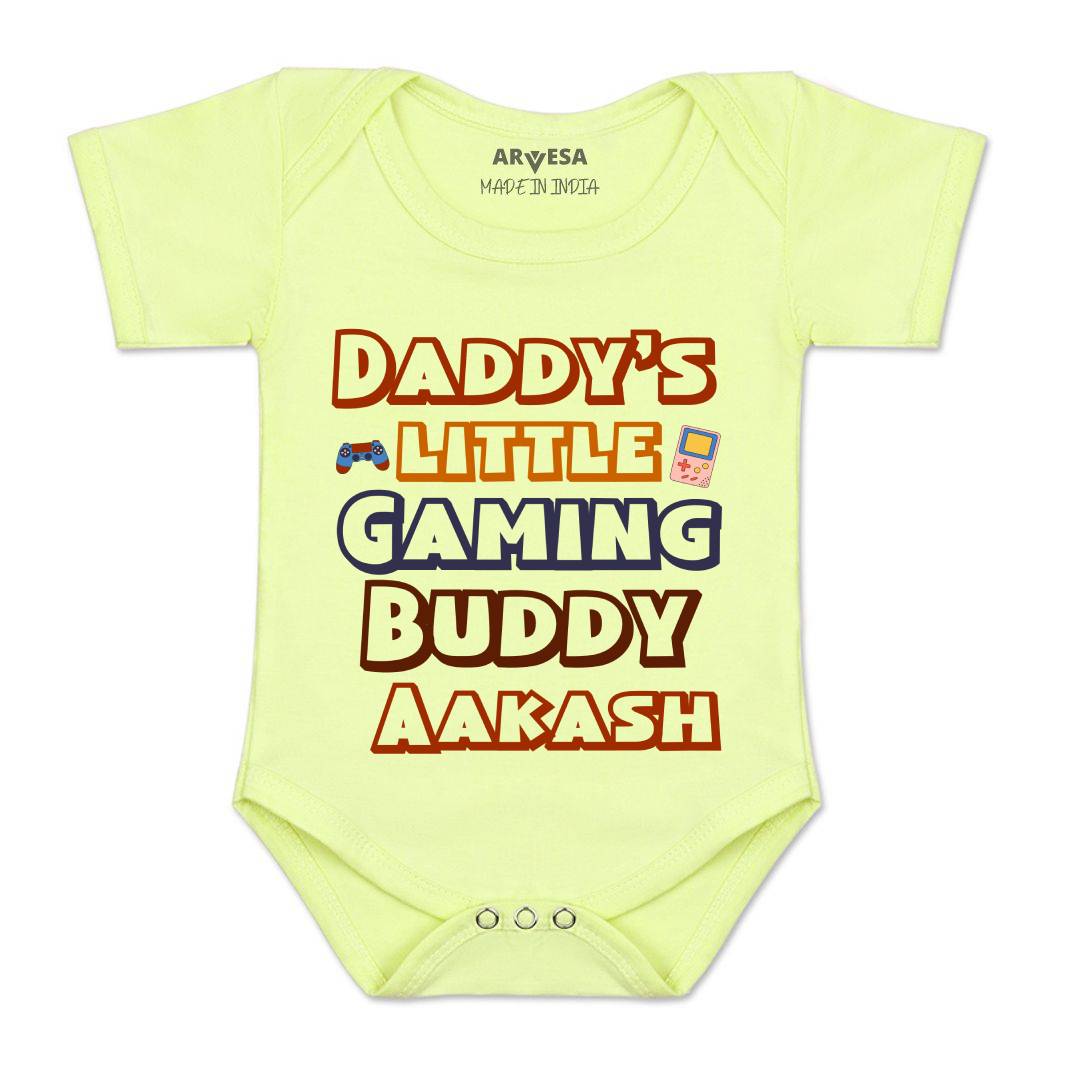 Arvesa Daddy Little Gaming Buddy Baby Boy & Girl Dress