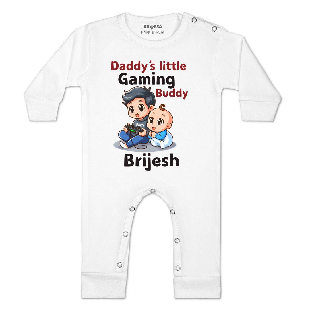 Arvesa Daddy Little Gaming Buddy Baby Boy & Girl Dress