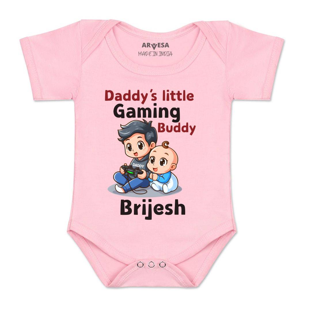 Arvesa Daddy Little Gaming Buddy Baby Boy & Girl Dress