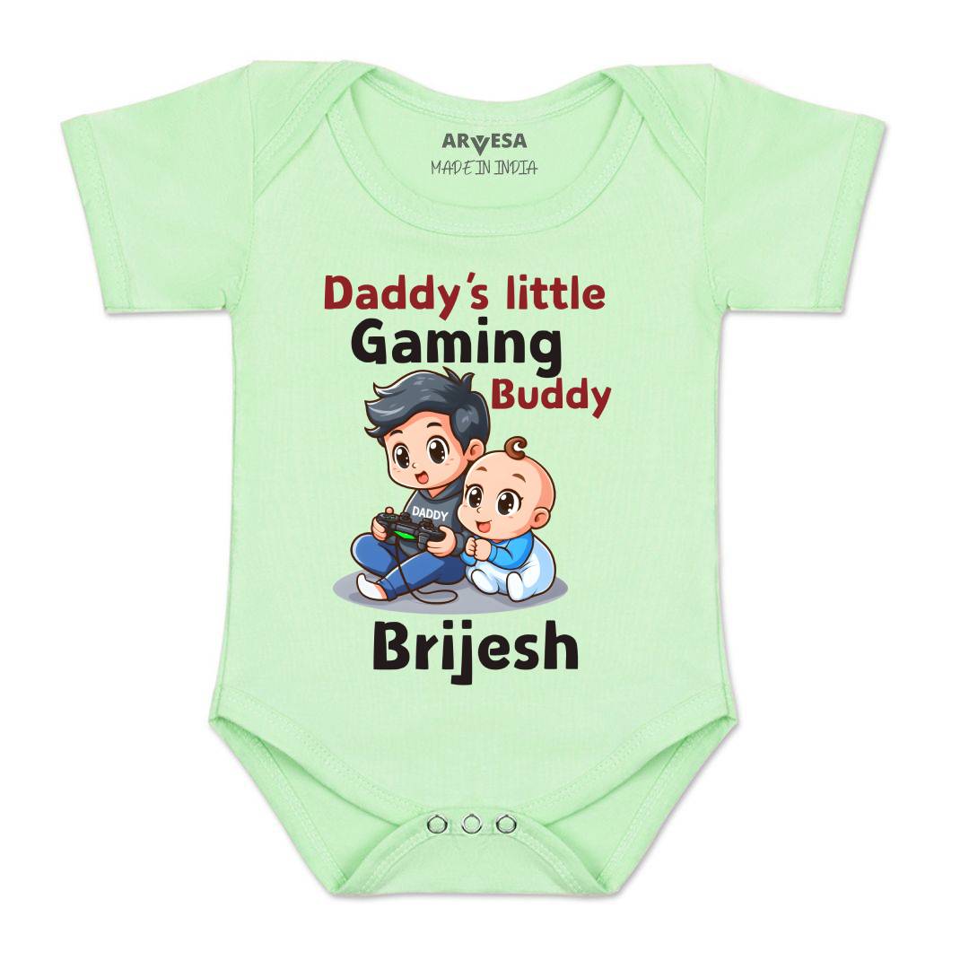 Arvesa Daddy Little Gaming Buddy Baby Boy & Girl Dress