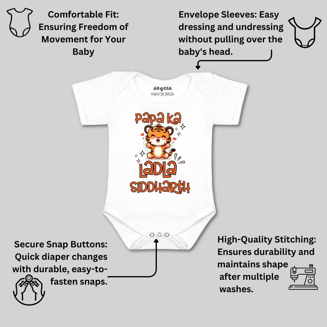 Arvesa Papa Ka Ladla Baby Boy & Girl Dress