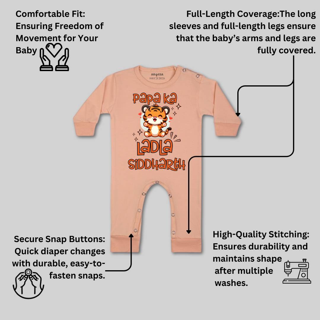 Arvesa Papa Ka Ladla Baby Boy & Girl Dress