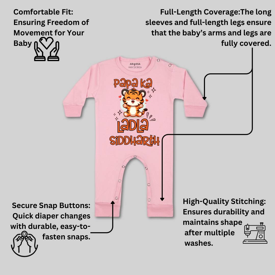 Arvesa Papa Ka Ladla Baby Boy & Girl Dress