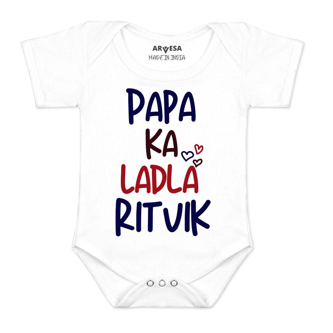 Arvesa Papa Ka Ladla Baby Boy & Girl Dress