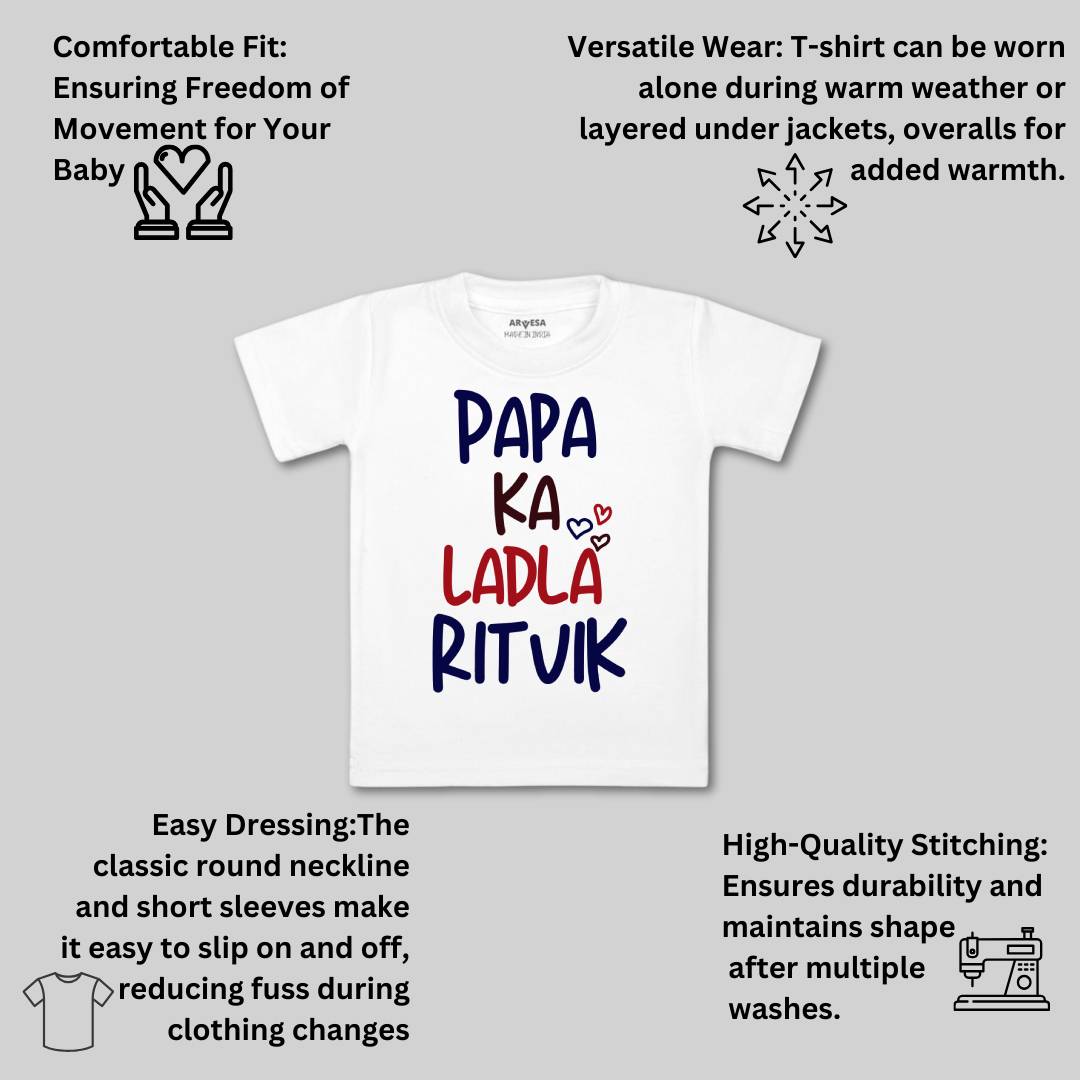Arvesa Papa Ka Ladla Baby Boy & Girl Dress