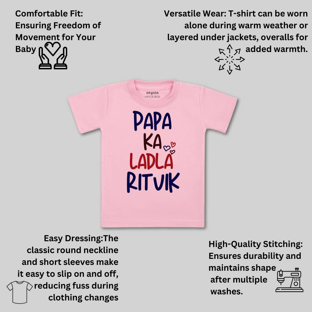 Arvesa Papa Ka Ladla Baby Boy & Girl Dress