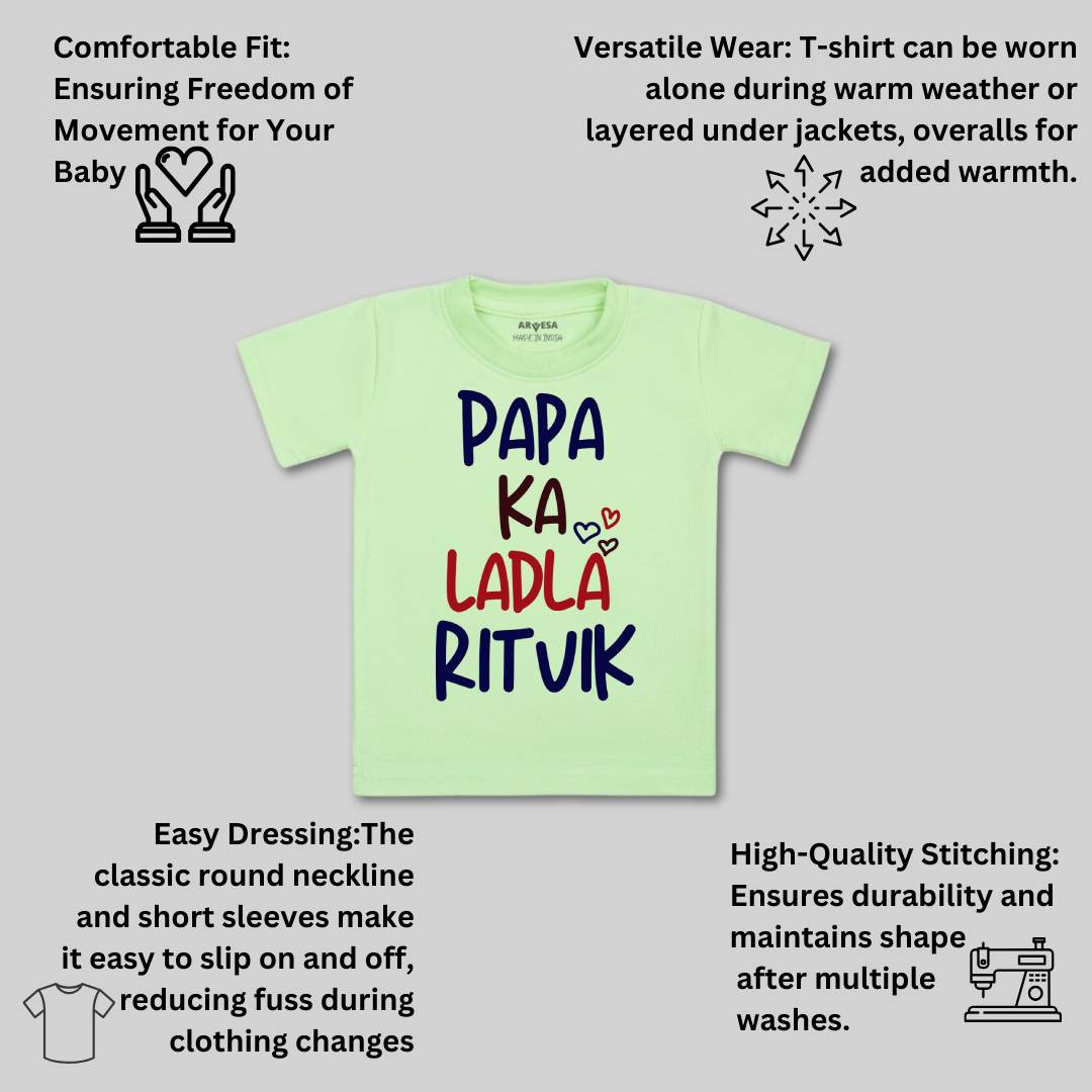 Arvesa Papa Ka Ladla Baby Boy & Girl Dress