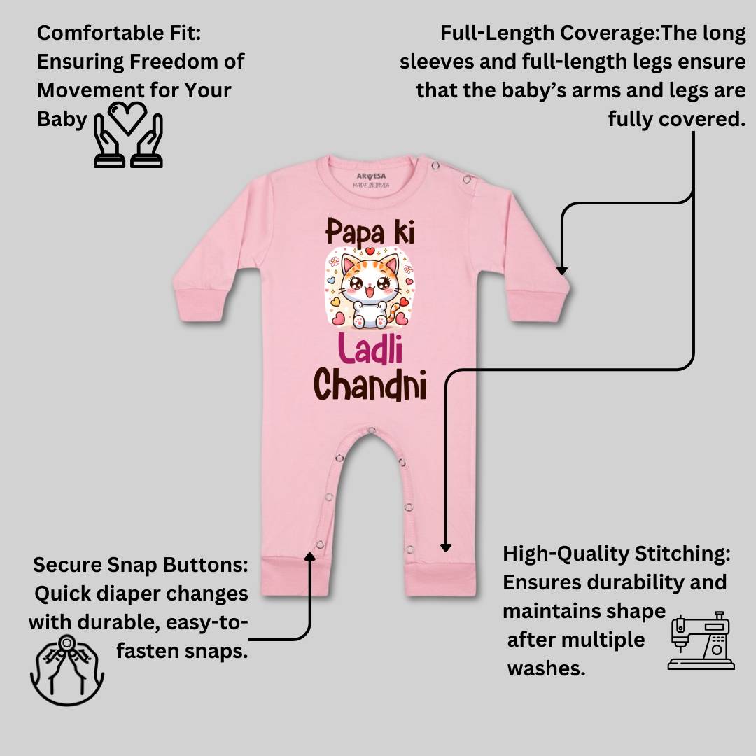 Arvesa Papa Ki Ladli Baby Boy & Girl Dress