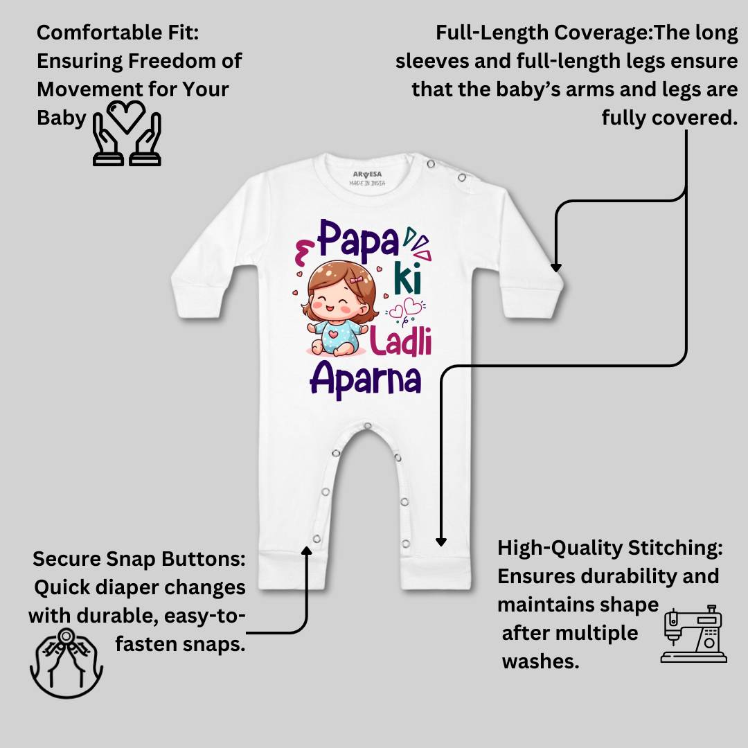 Arvesa Papa Ki Ladli Baby Boy & Girl Dress