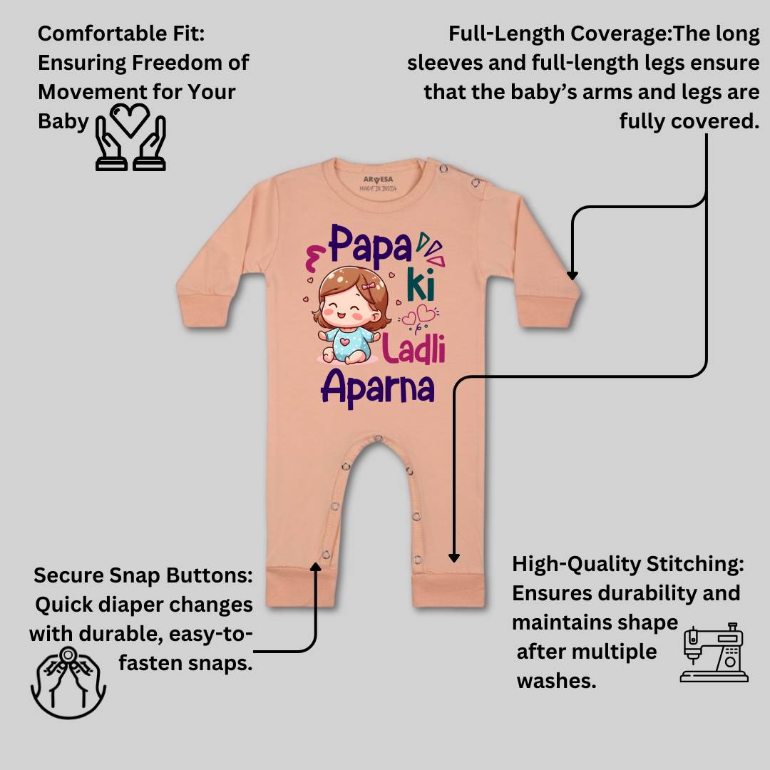 Arvesa Papa Ki Ladli Baby Boy & Girl Dress