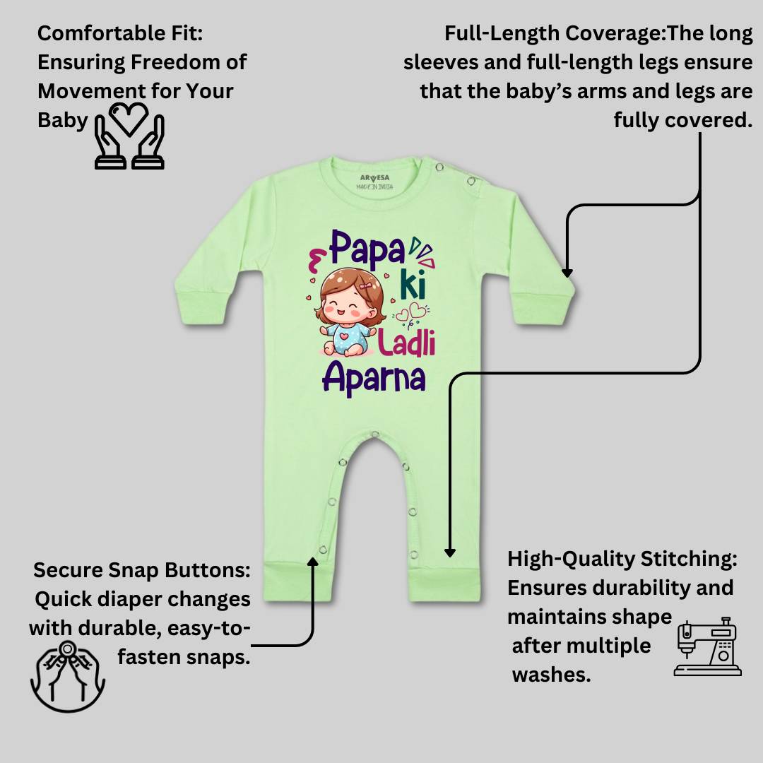 Arvesa Papa Ki Ladli Baby Boy & Girl Dress