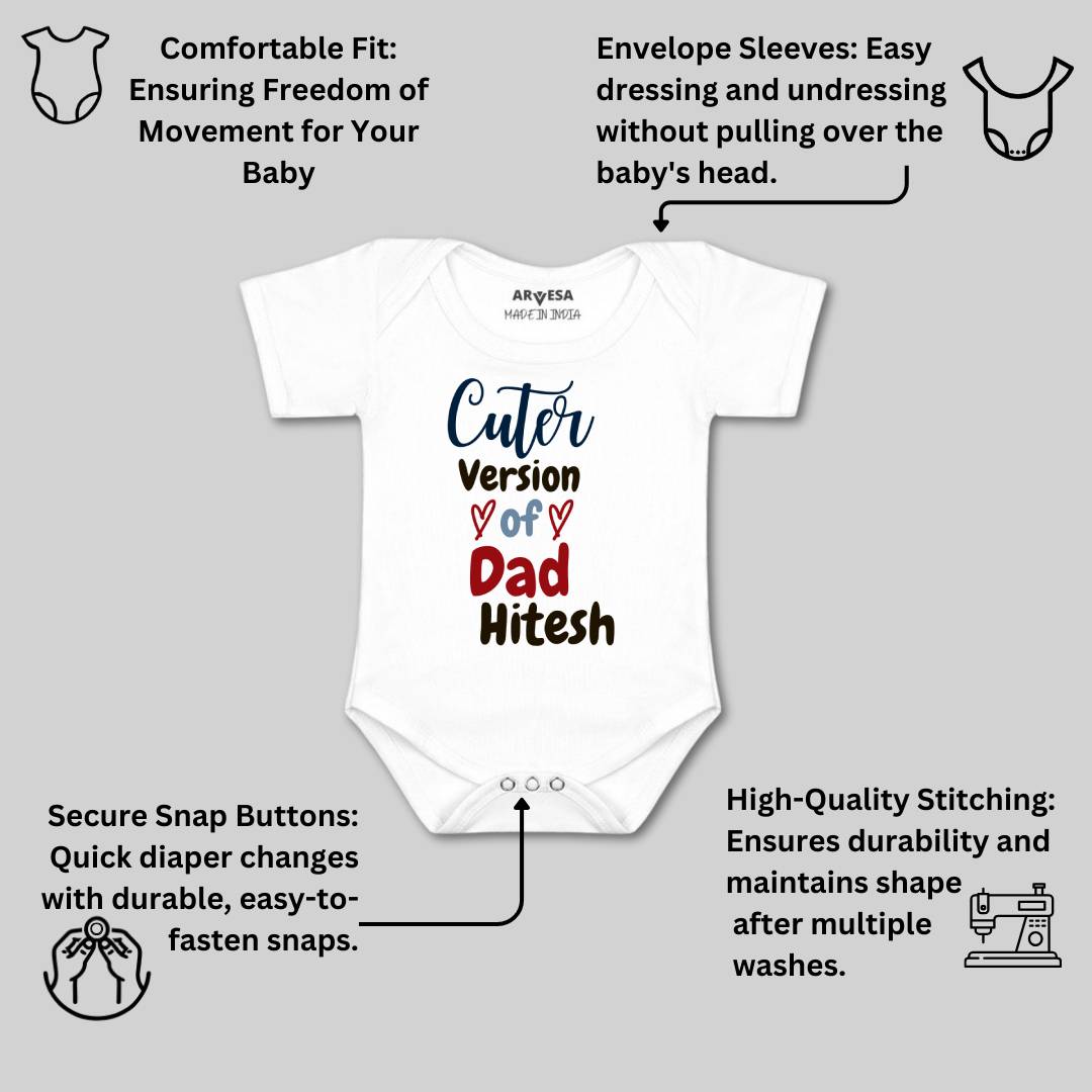 Arvesa Cuter Version Of Dad Baby Boy & Girl Dress
