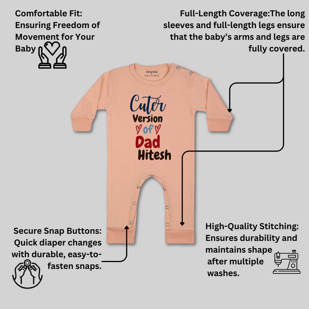 Arvesa Cuter Version Of Dad Baby Boy & Girl Dress