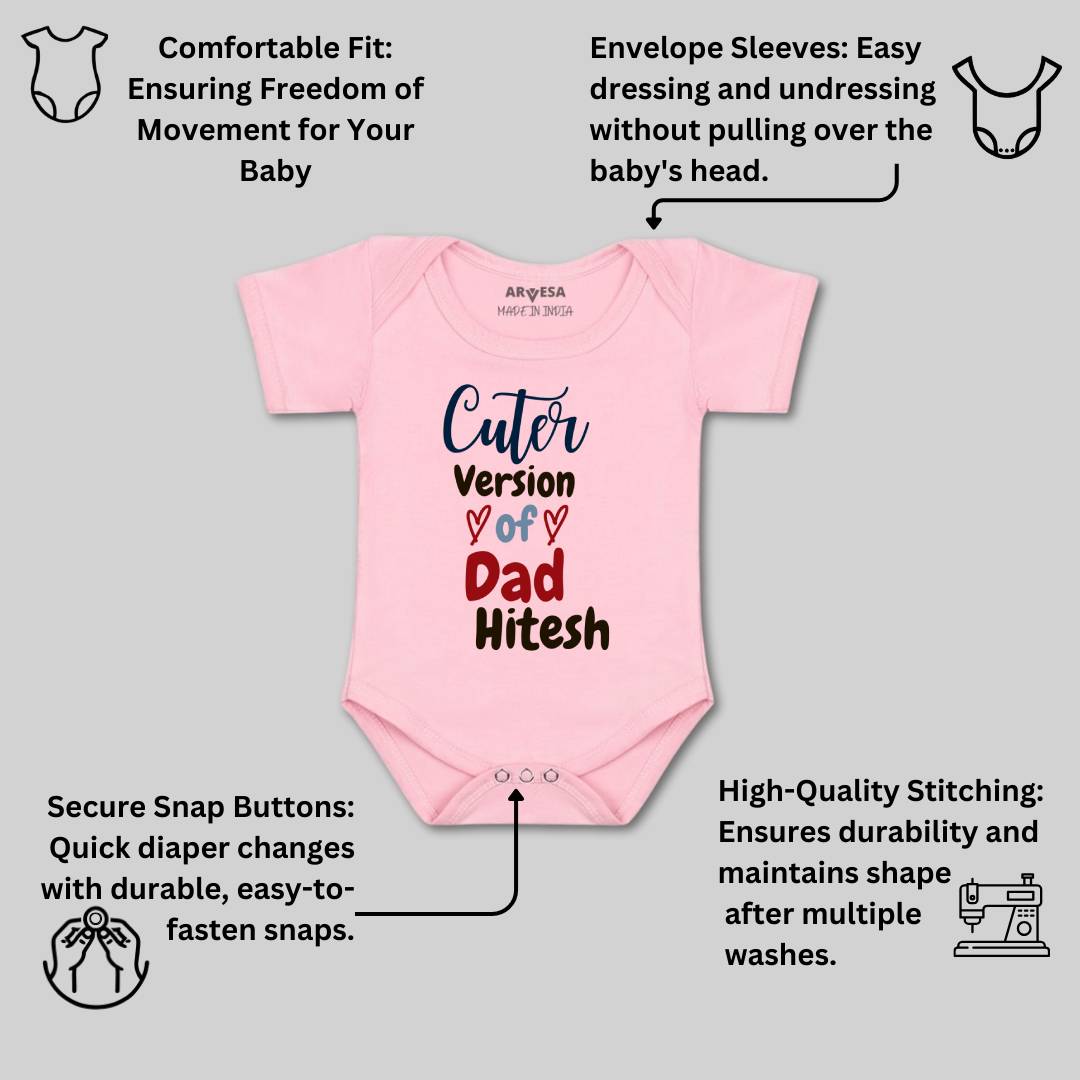 Arvesa Cuter Version Of Dad Baby Boy & Girl Dress