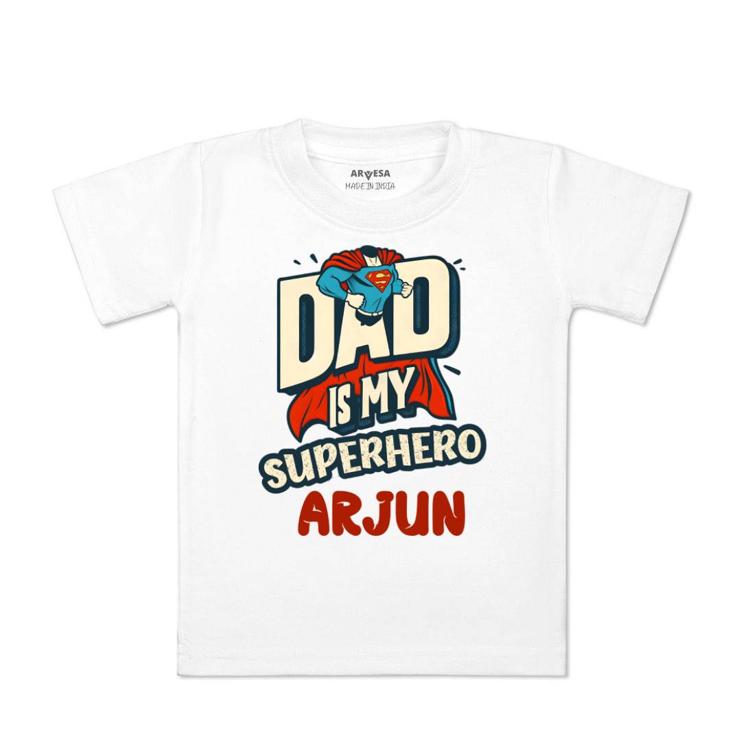 Arvesa Dad Is My Superhero Baby Boy & Girl Dress