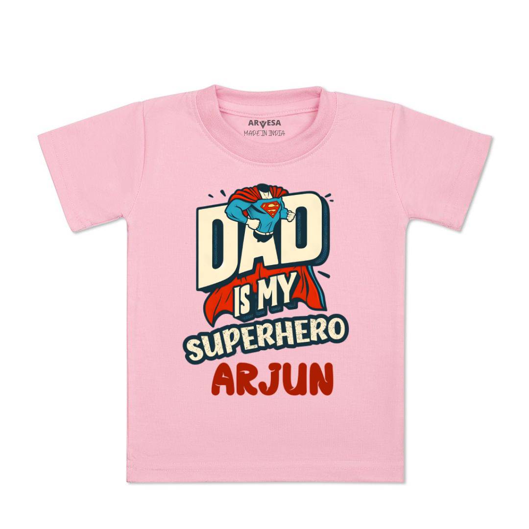 Arvesa Dad Is My Superhero Baby Boy & Girl Dress