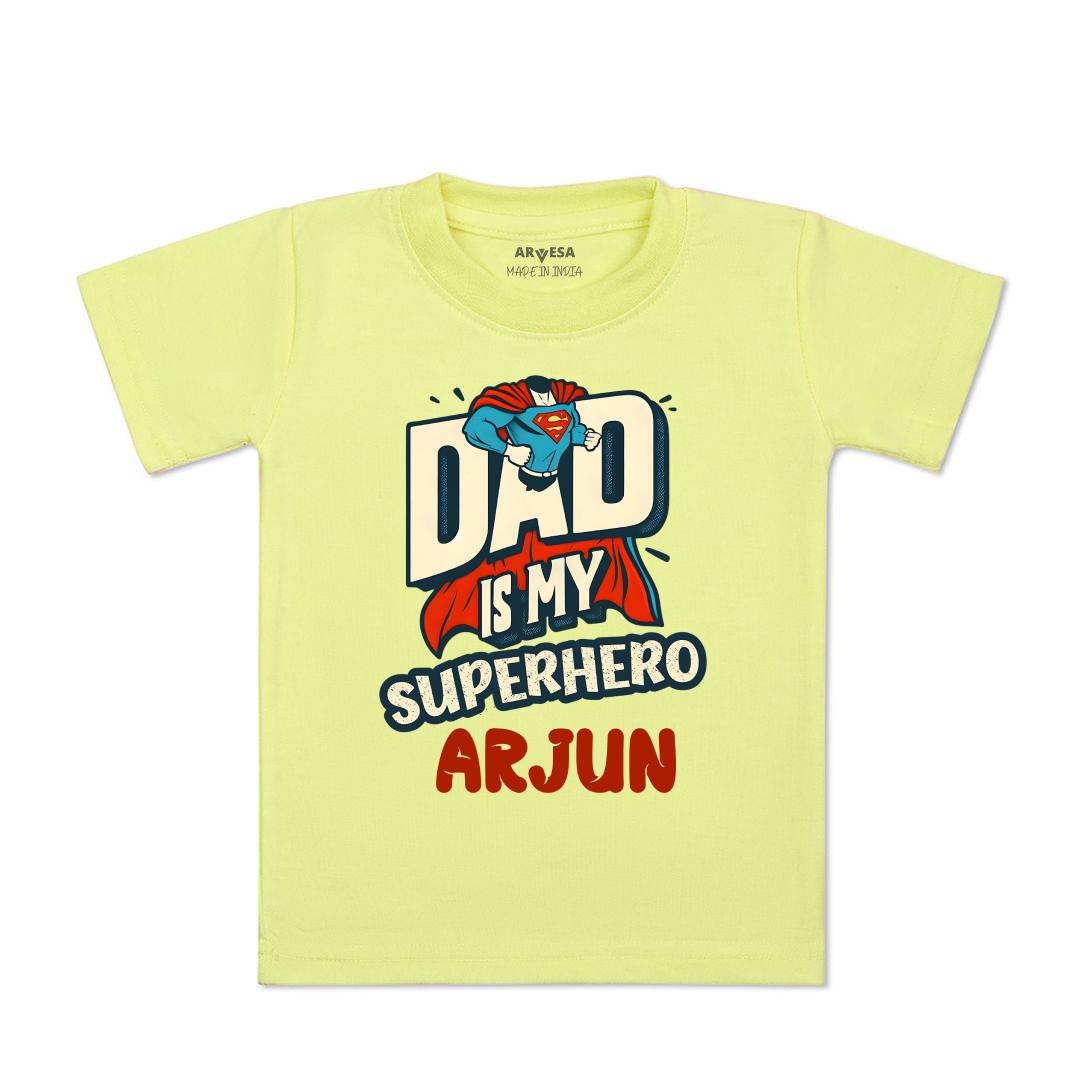Arvesa Dad Is My Superhero Baby Boy & Girl Dress