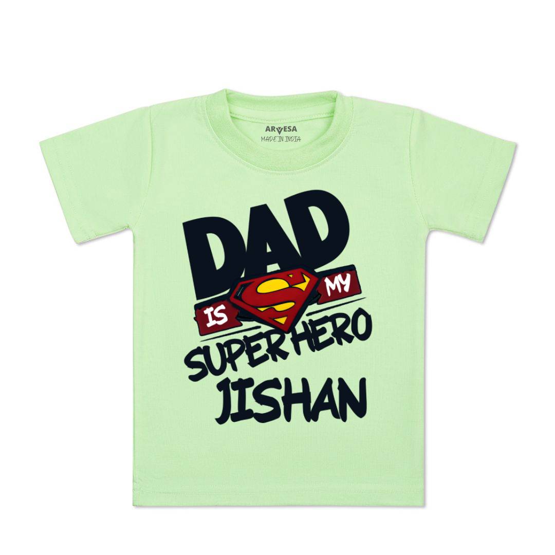 Arvesa Dad Is My Superhero Baby Boy & Girl Dress