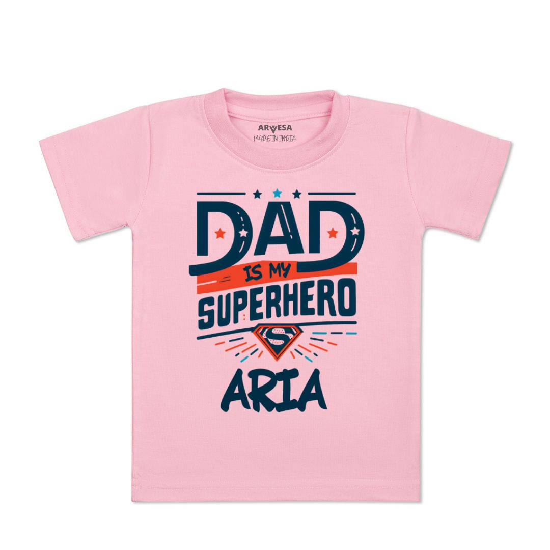 Arvesa Dad Is My Superhero Baby Boy & Girl Dress