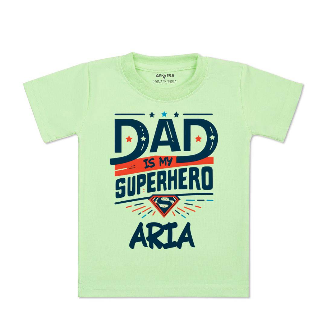 Arvesa Dad Is My Superhero Baby Boy & Girl Dress