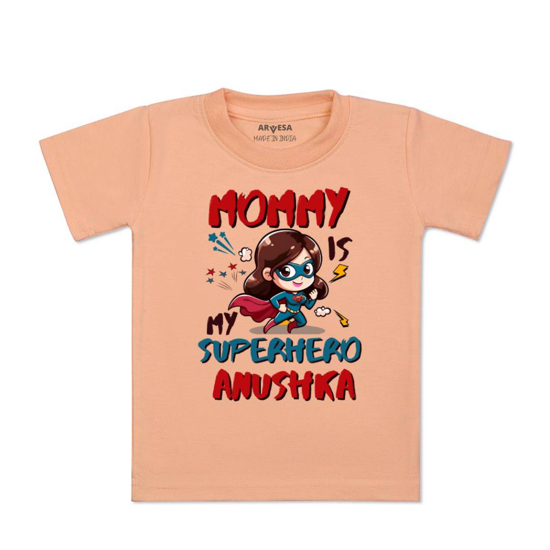Arvesa Mommy Is My Superhero Baby Boy & Girl Dress