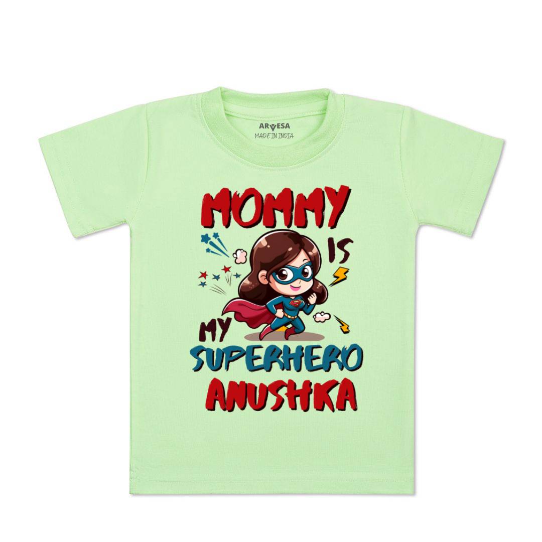 Arvesa Mommy Is My Superhero Baby Boy & Girl Dress