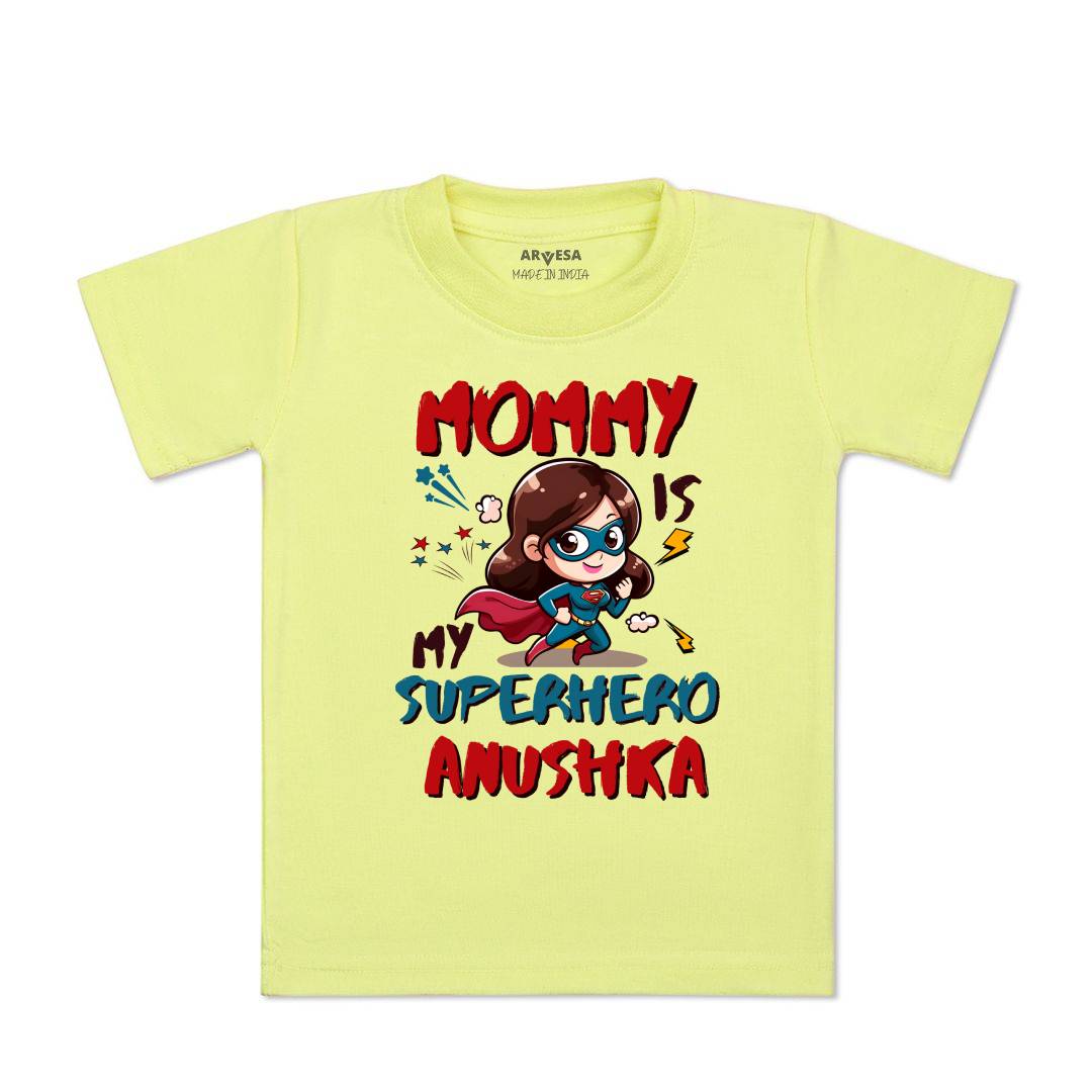 Arvesa Mommy Is My Superhero Baby Boy & Girl Dress