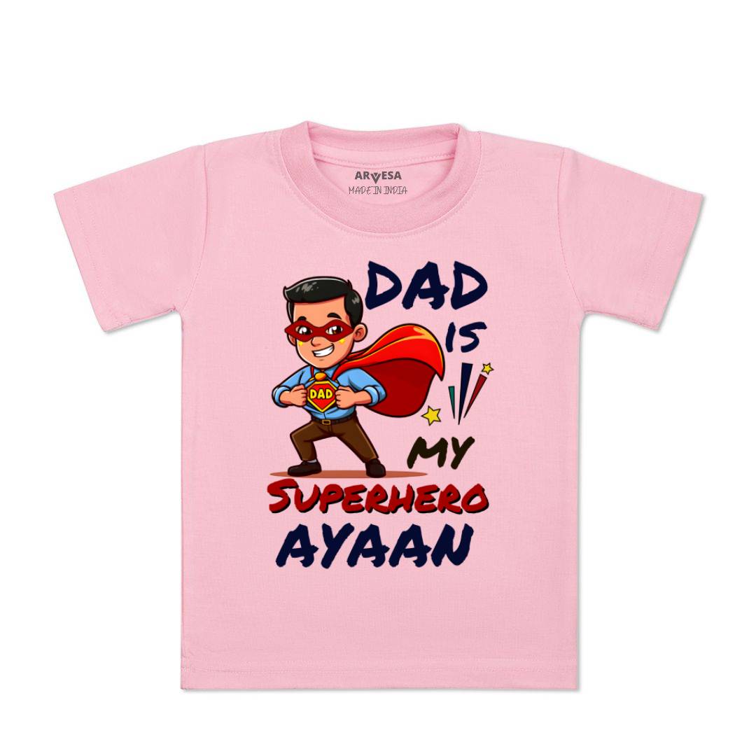 Arvesa Dad Is My Superhero Baby Boy & Girl Dress