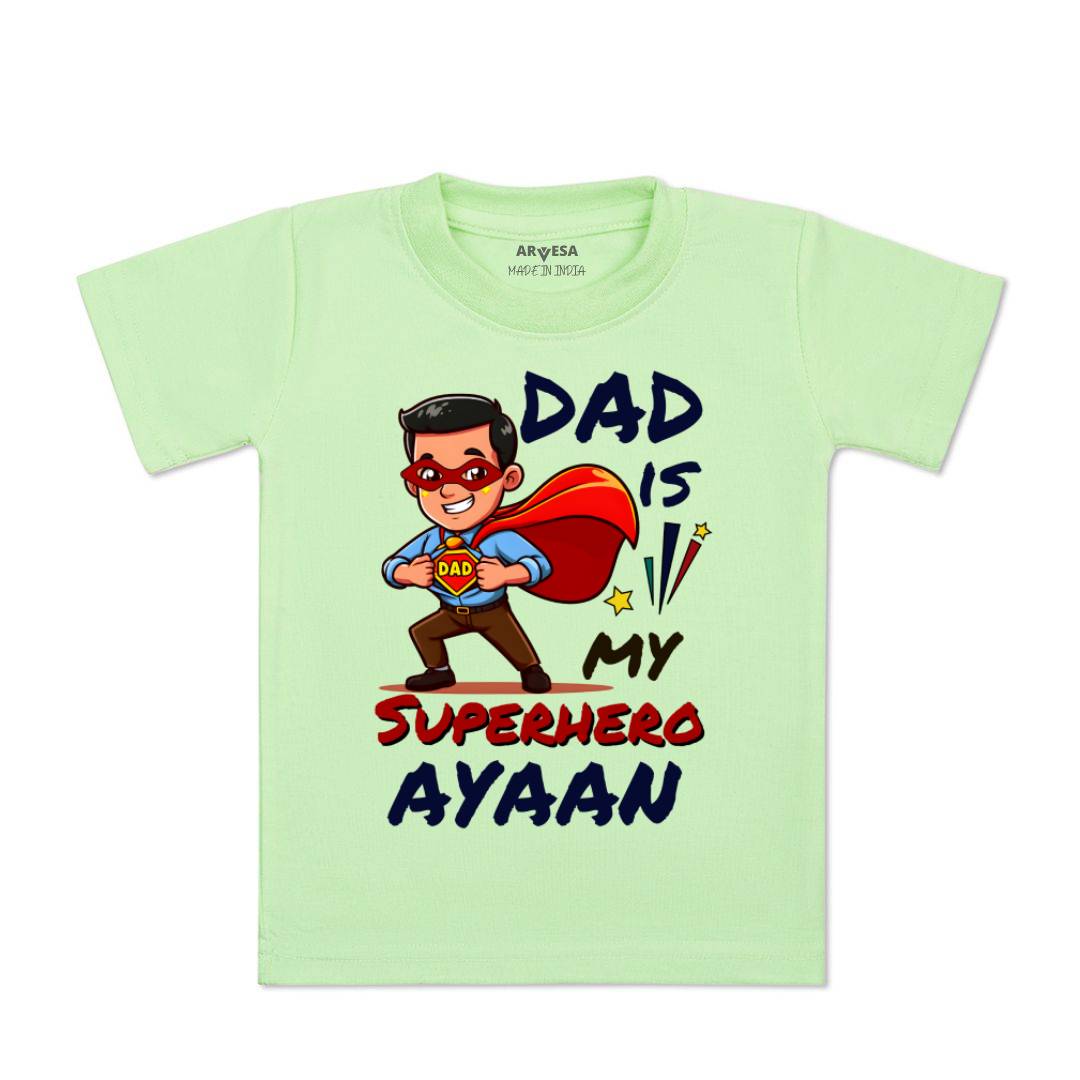 Arvesa Dad Is My Superhero Baby Boy & Girl Dress