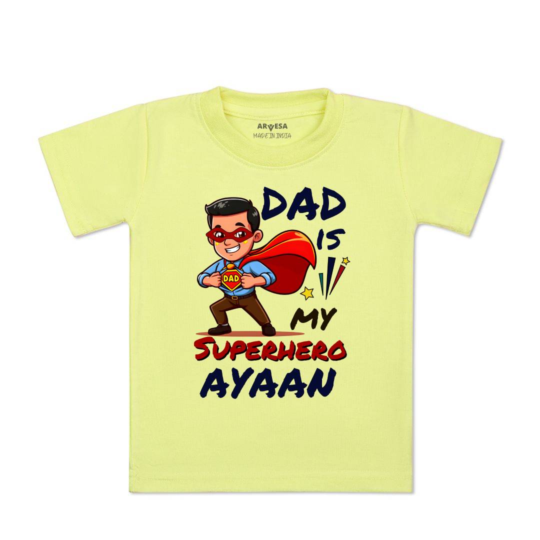 Arvesa Dad Is My Superhero Baby Boy & Girl Dress
