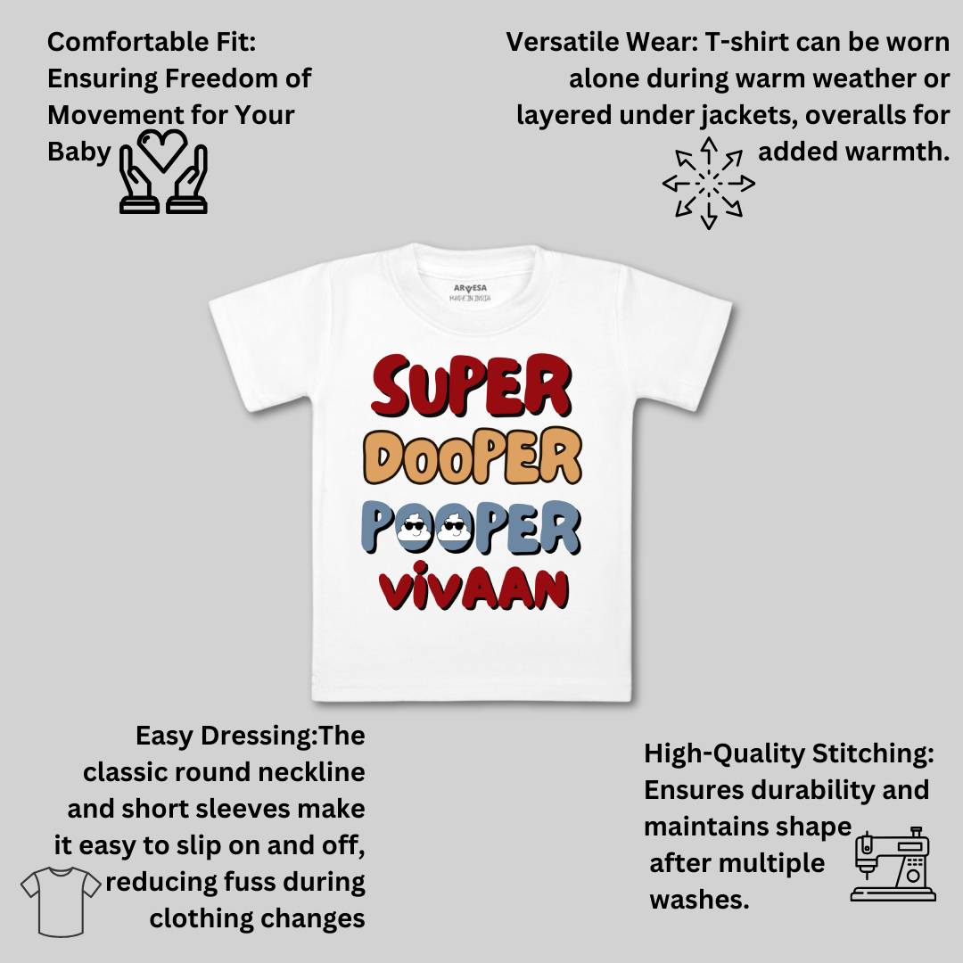 Arvesa Super Dooper Pooper Baby Boy & Girl Dress
