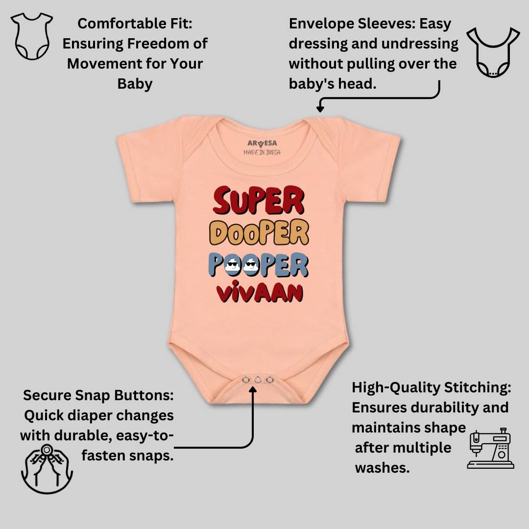Arvesa Super Dooper Pooper Baby Boy & Girl Dress