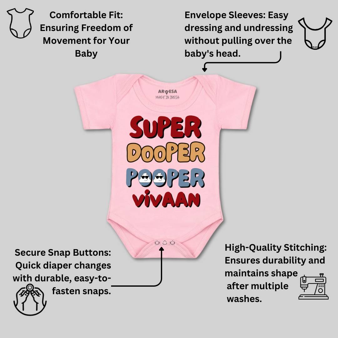 Arvesa Super Dooper Pooper Baby Boy & Girl Dress