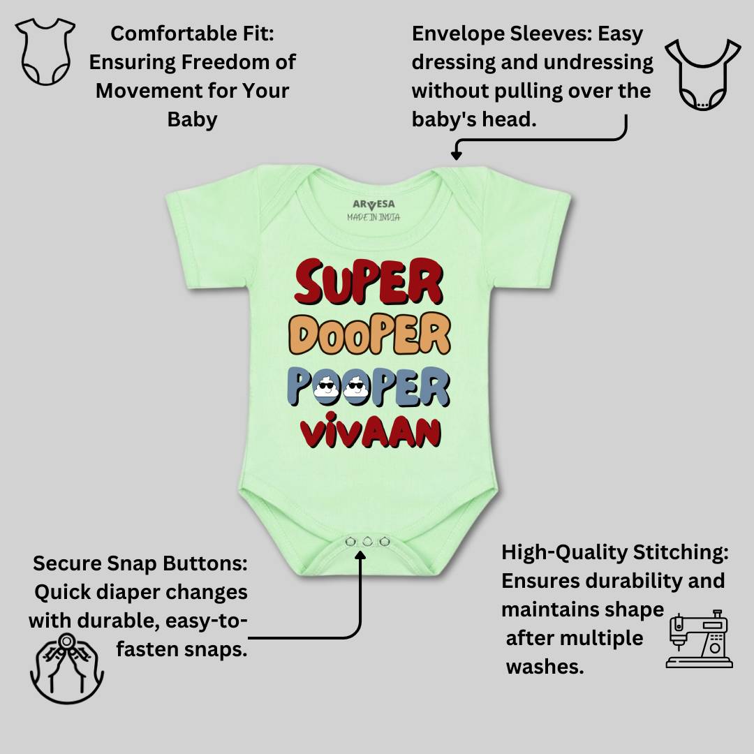 Arvesa Super Dooper Pooper Baby Boy & Girl Dress