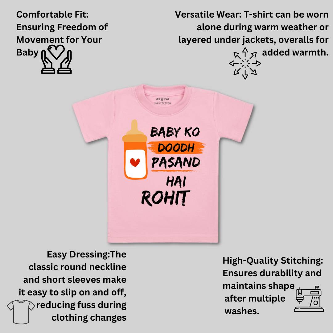 Arvesa Baby Ko Doodh Pasand Hai Baby Boy & Girl Dress