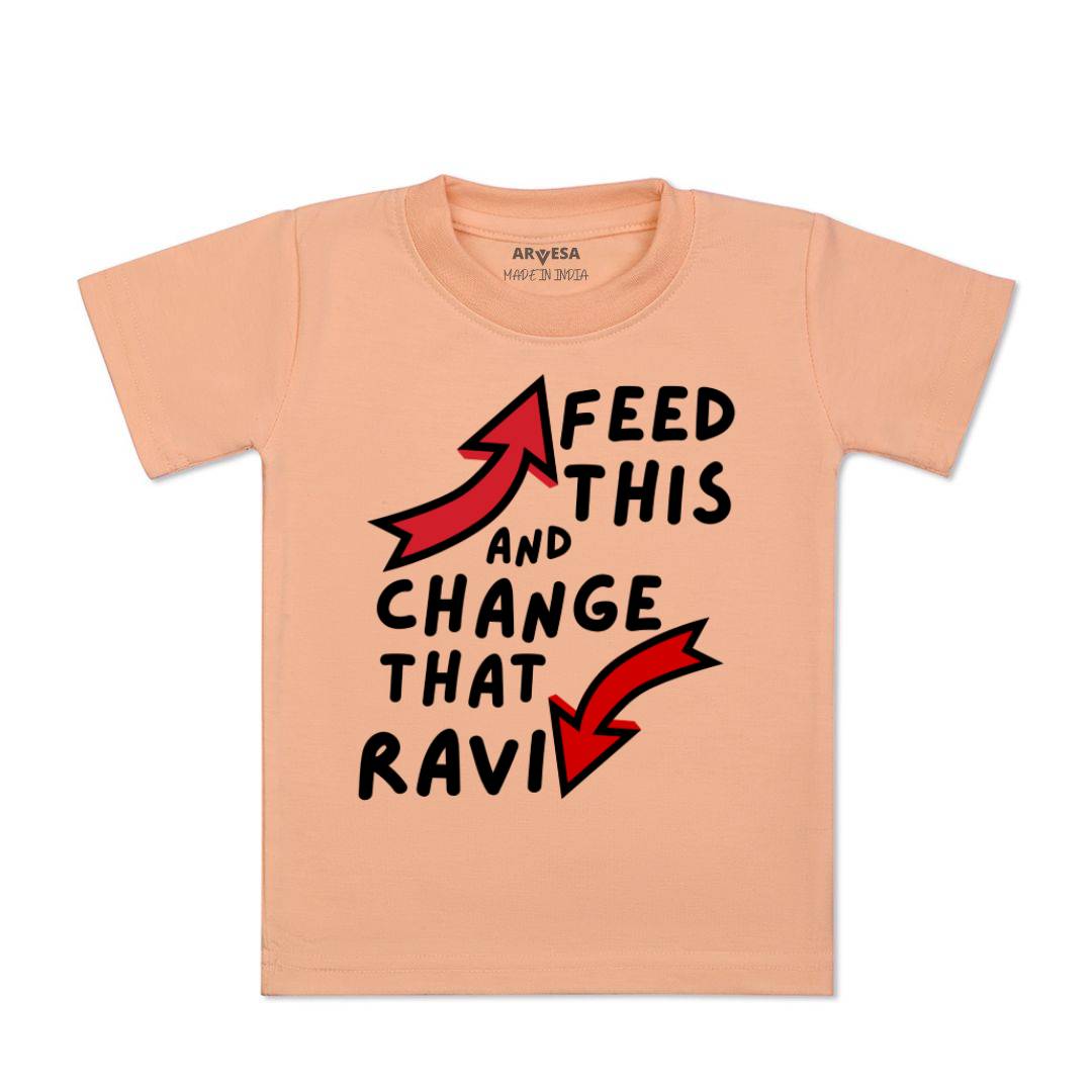 Arvesa Feed This & Change This Baby Boy & Girl Dress