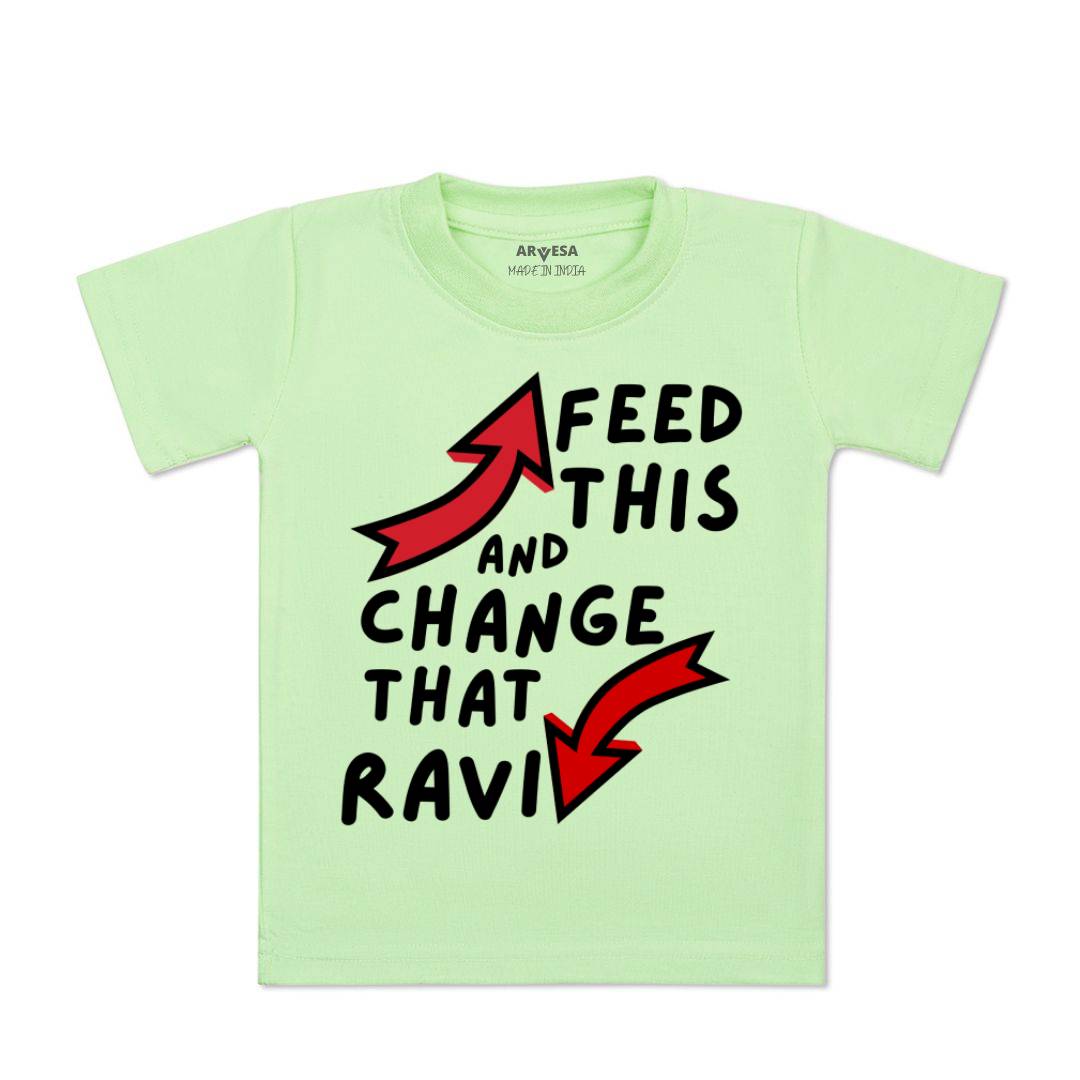 Arvesa Feed This & Change This Baby Boy & Girl Dress